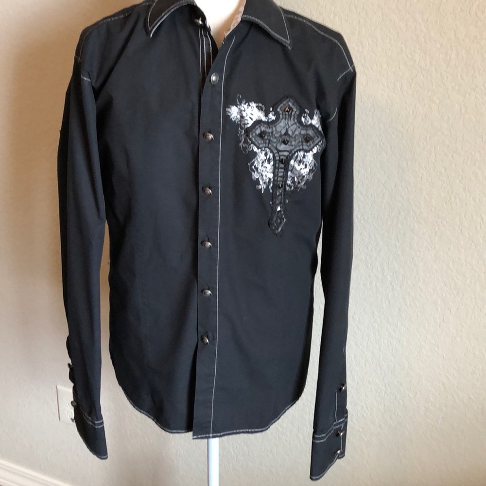 Men’s M Black TMT Dress shirt